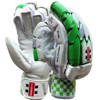 Gray Nicolls GN9 International Cricket Batting Gloves Green White
