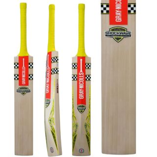 Gray Nicolls Shockwave Limited Edition English Willow Cricket Bat (Standard Size Short Handle)