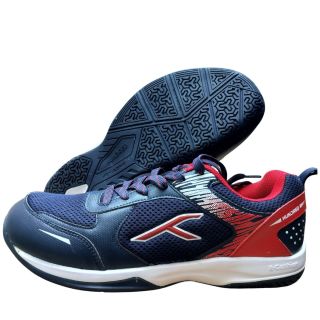Hundred Court Star Pro Badminton Shoes Navy Red White