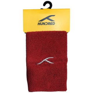 Hundred HBAW-3M060-3 Badminton Wristband Colour Red Set of 2