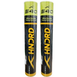 Hundred S40 Feather Badminton Shuttlecocks Set of 2