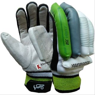 Kookaburra Kahuna 350 Batting Gloves White,Black and Green