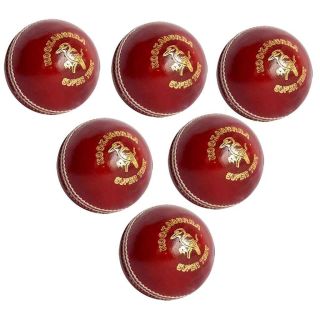 Kookaburra Super Test Cricket Ball 6 Ball Set Red