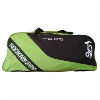 Kookaburra Pro 600 Cricket Kit Bag Green and Black