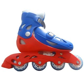 Kamachi In Line Roller Skates Red and Blue Baseimage01