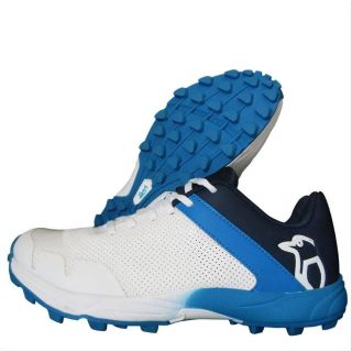 Kookaburra Pro 1500 RBR Stud Cricket Shoes White Blue