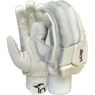 Kookaburra Ghost Pro Player Batting Gloves White (Mens Size Right Hnad)