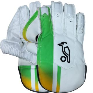 Kookaburra Kahuna Pro 2.0 Wicket Keeping Gloves Green White