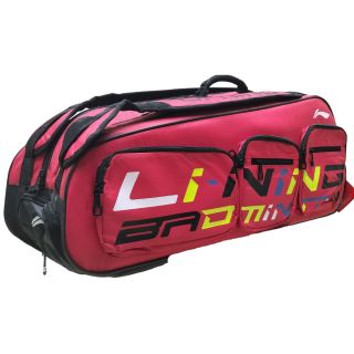 Lining ABDS661 Badminton Cricket Kit Bag Red Black