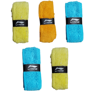 Lining GC002 Towel Badminton Grip Assorted Colour Set of 5