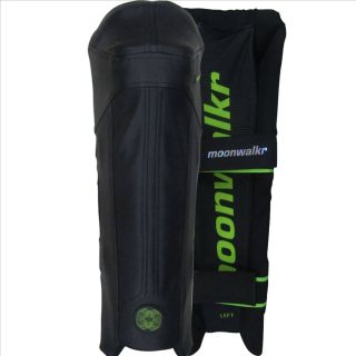 Moonwalkr Cricket Batting Pads Medium Size Black Baseimage01
