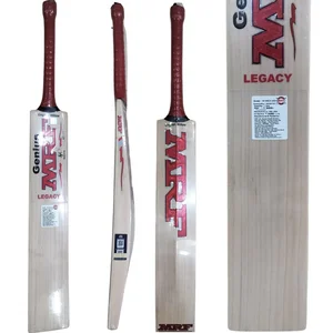MRF Genius Legacy English Willow Cricket Bat Standard Size Shoort Handle