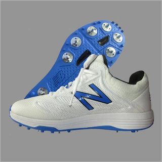 New Balance CK10 BL4 Spike Cricket Shoes White Blue