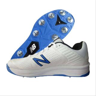 New Balance CK4030 B4 Spike Cricket Shoes White Blue