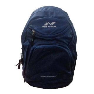 Nivia 5185 NB Casual Backpack Navy Blue