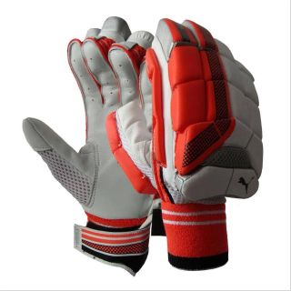 Puma Evo 3 Batting Gloves White and Orange