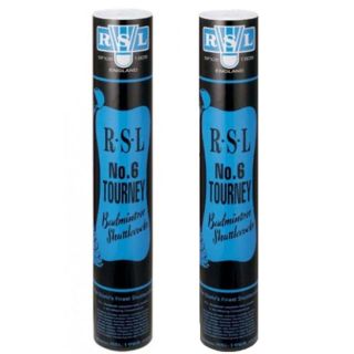 RSL Tourney No 6 Badminton Feather Shuttlecock 2 box
