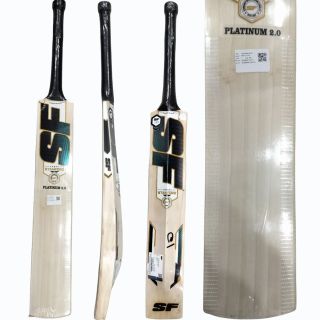 SF Platinum 2.0 English Willow Cricket Bat (Standard Size Short Handle)