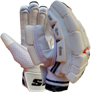 SF Sapphire Batting Gloves White Black Orange