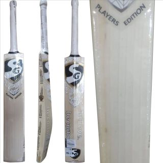 SG Players Edition English Willow Cricket Bat Harrow Size Baseimage01