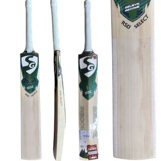 SG RSD Select English Willow Cricket Bat (Standard Size Short Handle)