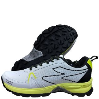 SG Scorer Edge Cricket Shoes White Volt Green