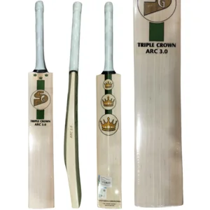 SG SG TRIPLE CROWN ARC 3.0 English Willow Cricket Bat (Standard Size Short Handle)