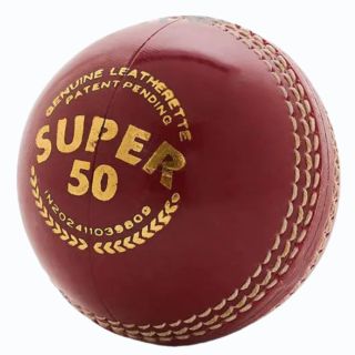 SG Super 50 red Cricket 12 Ball Set