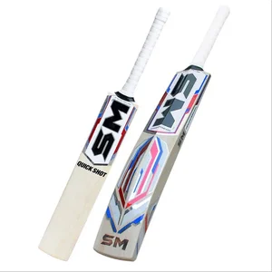 SM Quick Shot English Willow Cricket Bat (Standard Size Short Handle)