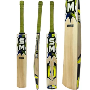 SM Drive-X Kashmir Willow Cricket Bat (Standard Size Short Handle)