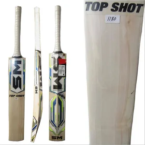 SM Top Shot English Willow Cricket Bat (Standard Size Short Handle)