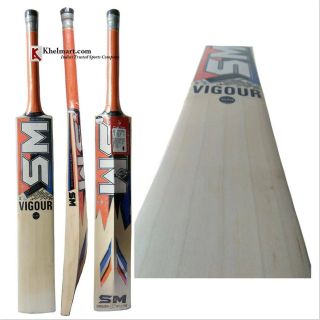 SM Vigour English Willow Cricket Bat Baseimage01