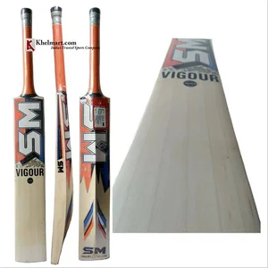 SM Vigour English Willow Cricket Bat (Standard Size Short Handle)