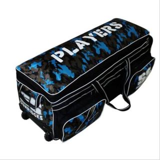 SS Players Cricket Kit Bag Wheelie Blue Camo
