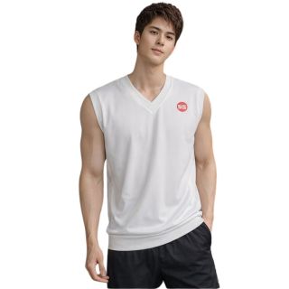 SS V-Neck Cricket Sweater Without Sleeves Size Medium