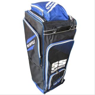 SS Pro Duffle Cricket Kit Bag Black and Blue