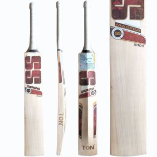 SS Master 2000 English Willow Cricket Bat (Standard Size Short Handle)