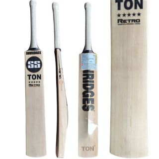 SS Retro 5 Star English Willow Cricket Bat (Standard Size Short Handle)