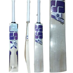 SS Sky FIRE English Willow Cricket Bat (Standard Size Short Handle)