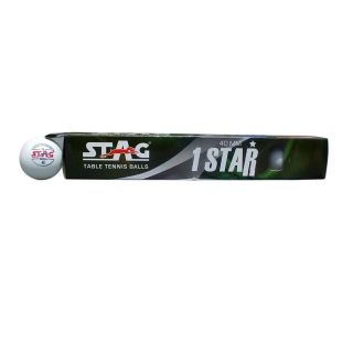 Stag One Star Table Tennis Ball White Set of 12 Balls Baseimage01