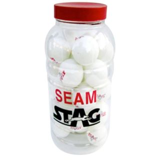 Stag Seam Table Tennis Ball White Set of 96 Balls