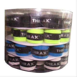 Thrax PU Based Super Foam Breathable Badminton Grip Set of 60 Assorted Colour Baseimage01