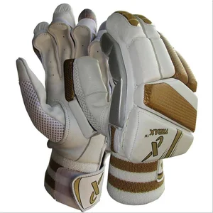 Thrax Gold Edition Cricket Batting Gloves (Mens Size Right-Handed)
