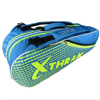 Thrax JX 01 Badminton Kit Bags Sky Blue and Lime