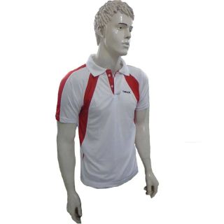 Thrax Badminton T Shirt Red and White Size Medium