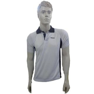 Thrax Badminton T Shirt Black and White Size Large