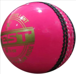 Thrax Test Pink Leather Cricket Ball Set of 6