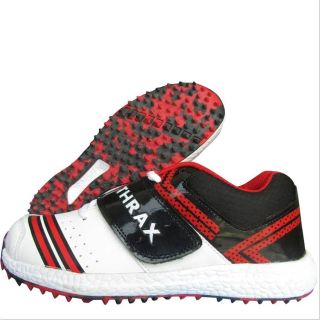 Thrax Dragger Stud Cricket Shoes Red and White Baseimage01