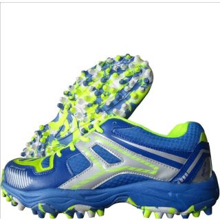  Thrax CRICKET Aura 900 shoes Blue Lime
