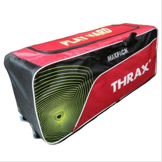 Thrax Max Pack Wheel Cricket Kit Bag Red and Black